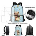 thumbnail image 6 of Uourmeti Otter Soft Daypack, 17 Inch Fine Workmanship Backpack Polyester Backpack for Women, 6 of 6
