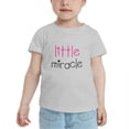 thumbnail image 2 of Little Miracle Funny Toddler T-Shirts for Boys Girls (Gray, 3T), 2 of 5