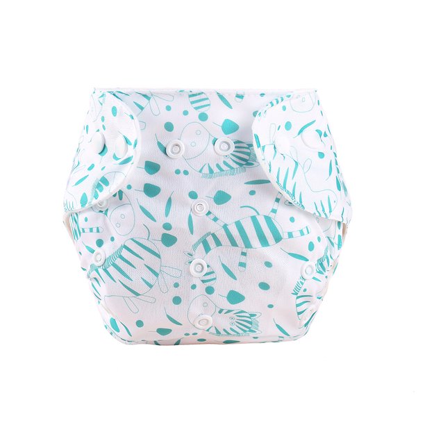 Pañal para bebé Pantalones de pañal con botones a presión estampados para bebé Pantalones de pañal para niños de talla grande Pantalones de pañal para bebé