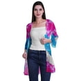 thumbnail image 2 of Moomaya Viscose Georgette Printed Short Shrug Long Sleeves Cardigans For Women, 2 of 5