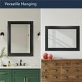 thumbnail image 6 of Head West Head West 31.5 in x 43.5 in Two-Step Wall Mirror, Black, 6 of 9