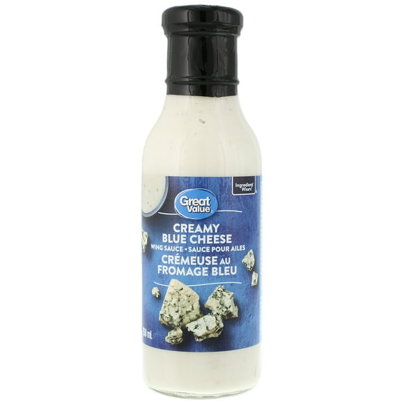Great Value Creamy Blue Cheese Wing Sauce, 350 mL