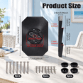 Siding Guard 4 Pack Black Siding Mounting Blocks For Outdoor Light And Camera ...