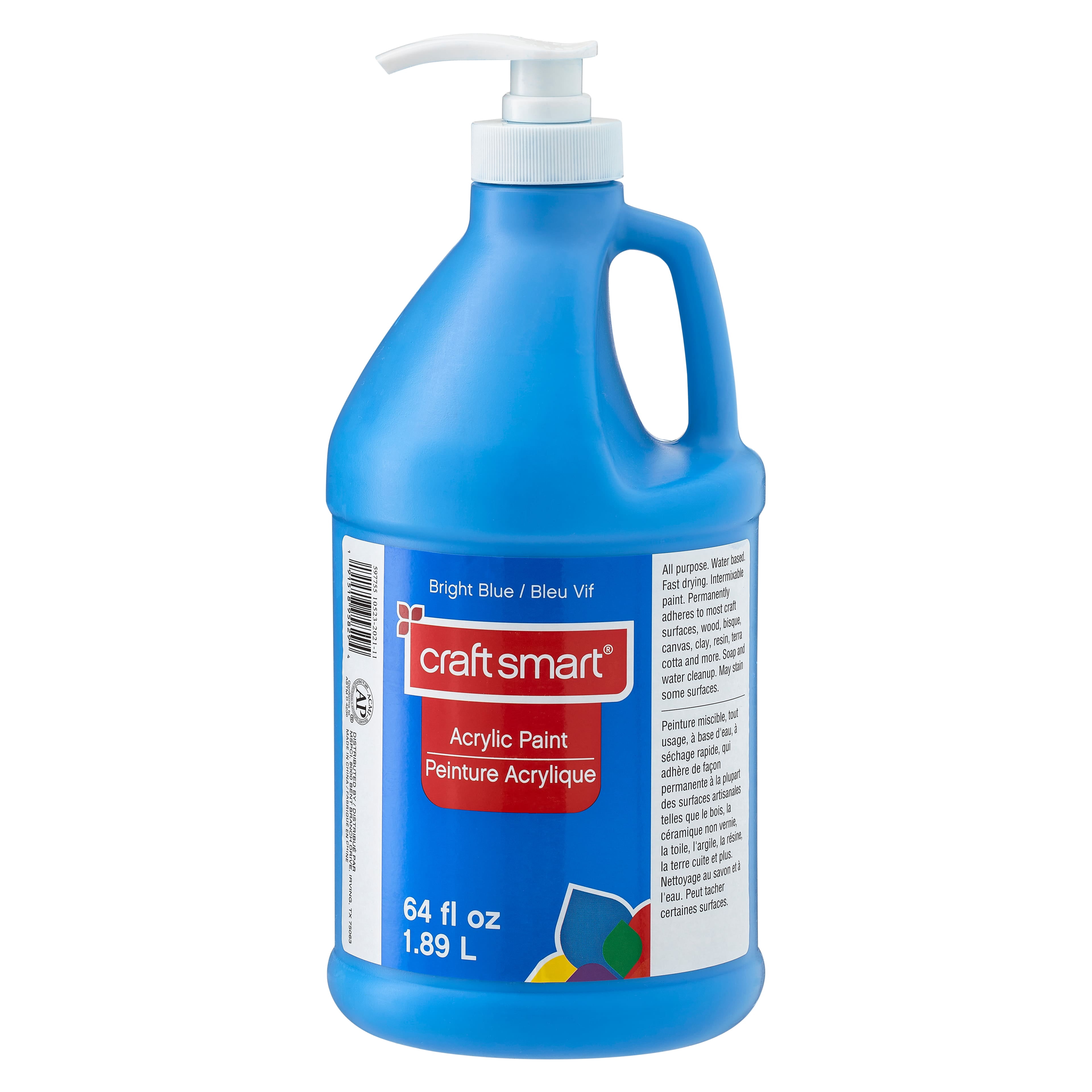Craft Smart Acrylic Paint, 64oz., 6 Pack