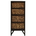 thumbnail image 5 of Gallerie Decor Rio 10-Drawer Transitional Metal Cabinet in Walnut, 5 of 5