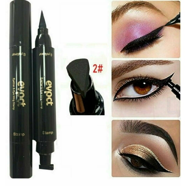 Winged Eyeliner Stamp Waterproof Long Lasting Liquid Eyeliner Eye Makeup Kit Walmart Com Walmart Com