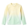 thumbnail image 5 of Toddler Kids Boys T Shirts Long Sleeve Lightweight Rash Guard Shirt For Middle To Large Raglan Sleeves Tie Dye Print Sun Top Casual Blouse 9-10 Years, 5 of 6
