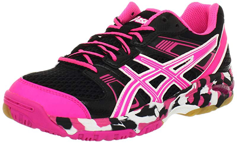 asics pink volleyball shoes