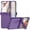 Purple, variant on Vizvera for Motorola Razr Ultra 2025/Razr Ultra 2026 Phone Case,with Hinge Protection,Kickstand,Full-Body Rugged Anti-Scratch Shockproof Case-Orange