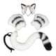 thumbnail image 5 of Conjunto de orejas, patas de gato, guantes de para cosplay, baile de graduación, carnaval y actuación Estilo C, 5 of 8