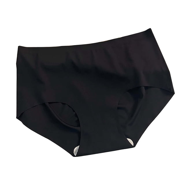 Sous-vêtements Sans Couture pour Femmes Taille Haute Bikini Extensible Invisible Culottes Douces et Soyeuses Hipster