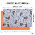 thumbnail image 6 of Yayeee Doormat for Inside 20"x32" Absorbent Low-Profile Washable Non-Slip Rubber Backed Entryway Rug, Purple Otters Pattern, 6 of 8