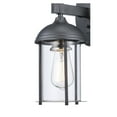 thumbnail image 4 of Trans Globe Lighting 50230 Blues 1 Light 13-1/2" Tall Outdoor Wall Sconce - Black, 4 of 5