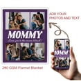 thumbnail image 6 of Personalized Mother's Day Blanket Gifts for Best Mom Ever, Custom Blanket with Photo, Birthday Gifts for Mom, 40"x50", 6 of 8