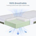 thumbnail image 6 of Dream On Me AirNest Core 5" Crib & Toddler Mattress, Green, 6 of 12