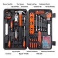 thumbnail image 5 of CARTMAN 152-Piece Tool Set General Hand Tool Kit with Plastic Toolbox Storage Case Automotive Wrench Sets Orange, 5 of 6
