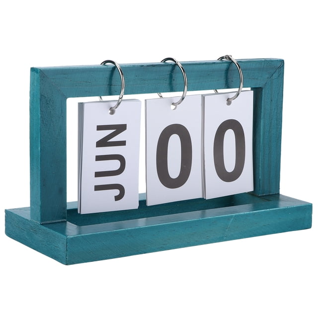 Desktop Calendar, Reversible Ins Style Desktop Wooden Calendar Exquisite Daily Necessities Long Term Use For Friends Gifts For Desk Decoration