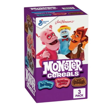 Monsters Muppet Variety Pack Cereal, 31.3 oz, 3-Pack