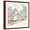 Brown Frame, variant on Art.com Barn VI Art Print by Chris Paschke, Black Frame Wall Art, 38" x 38"