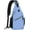 Airy Blue, variant on Polyester Sling Chest Backpack - Lightweight Crossbody Shoulder Bag for Men & Women, Ideal for Outdoor Sports & Travel