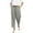 Gray C, variant on Stamzod Summer Pants for Women Fashion Solid Color Stretch Waist Vacation Beach Pants Daily Casual Straight Trousers Pants for Women with Pocket Gray C XL