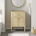 thumbnail image 2 of Vanity Cabinet (Sink not included), Beige, Wood, Hotel Bedroom Bathroom, Modern Contemporary HB35969, 2 of 10