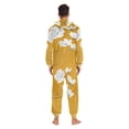 thumbnail image 4 of FORMRS Onesies Pajama for Adults Unisex Hoodie Winter Jumpsuit One Piece Sleepwear, Sizes S-2XL, White Flowers, 4 of 7