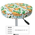 thumbnail image 2 of Tropical Capybara Round Bar Stool Seat Covers, Elastic Round Chair Cover Stool Seat Slipcover Bar Stool Cushions Round Pad for 12-14 inch, 2 of 5