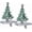 Christmas tree, variant on ABPETE 2PCS Bronze Reindeer Christmas Stocking Holders for Fireplace Holiday Christmas Tree Hanger Mantle Decorations Anti-Slip Xmas Hooks Fireplace Topper (2, Christmas Tree Reindeer)