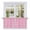 Pink Yellow, variant on Pink Orange Blue Stripe Tier Curtains, Modern Abstract Art Striped Farmhouse Light Filtering Kitchen Curtains, 2Pcs Rod Pocket Half Window Treatments Panels for Sink Cafe Cabinet Camper 27.5x36In