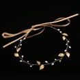 thumbnail image 2 of Moda Mujer Oro Hojas Rhinestone Per Nupcial Honor Diadema Fiesta De Bodas Headwrap Hair Vine Headpiece Macarena Hojas de oro Vine Hair, 2 of 8