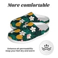 thumbnail image 6 of Lsque Tropical Fruit Pattern Womens Comfort Cotton on Scuff With Memory Foam and Anti-skid Sole Slipper-44/45, 6 of 7