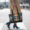 thumbnail image 4 of FORMRS Canvas Laptop Tote Bag for Women with 15.6" Computer Compartments Shoulder Handbag, Skeleton with Rainbow, 4 of 7