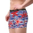 thumbnail image 2 of Pofeuu Sea Stars Print Men’s Boxer Briefs, Moisture-Wicking Underwear, Regular,Trunk-Small, 2 of 5