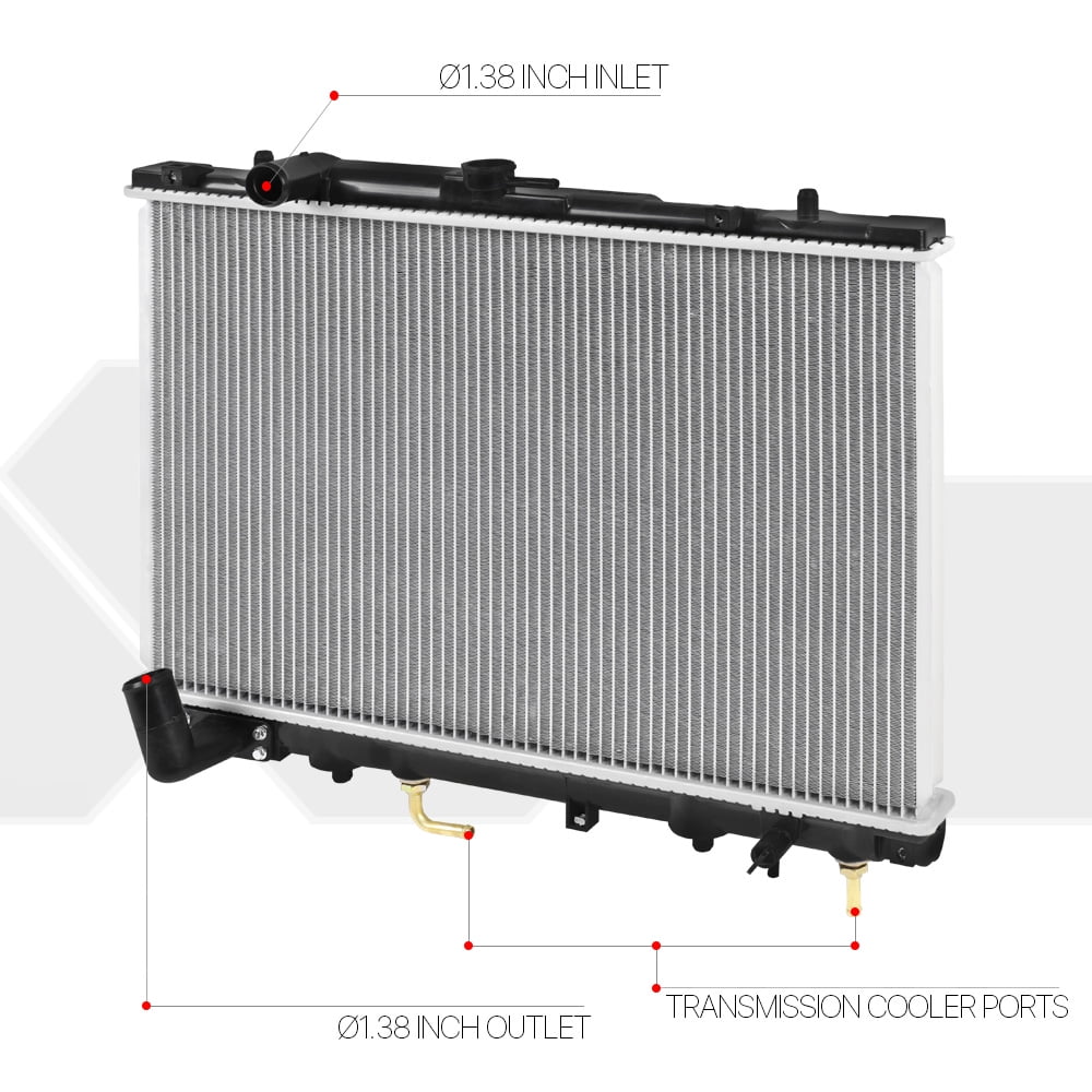 Aluminum Core Radiator OE Replacement for 97-03 Mit Montero V6 Auto AT dpi-2278