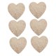 thumbnail image 1 of 6Pcs Heart Shaped Table Placemats High Temperature Resistant Dining Mats for Kitchen Table Protection and Decorative Home Supply,10cm,gold, 1 of 5