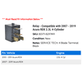 thumbnail image 2 of Relay - Compatible with 2007 - 2019 Acura RDX 2.3L 4-Cylinder 2008 2009 2010 2011 2012 2013 2014 2015 2016 2017 2018, 2 of 2