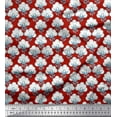 thumbnail image 1 of Soimoi Cotton Poplin Fabric Leaves & Cotton Ball Floral Fabric Prints by Yard 56 Inch Wide, 1 of 3