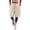 Beige, variant on SOFTCCLO Running Shorts for Women Solid Elastic Waist Sweat Shorts Workout Pocket 5 Inch Womens Shorts Beige L
