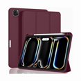 thumbnail image 1 of wonima44 ZryXal 2024 iPad Pro 11 Inch Case M4 (5th Generation) with Pencil Holder, Smart iPad Case [Support Pencil Pro and Pencil (USB-C)], Support Touch ID and Auto Wake/Sleep (New Wine), 1 of 1