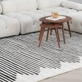 thumbnail image 3 of Rug Branch Domus Abstract Indoor Area Rug, Cream Black - 6'x9', 3 of 8