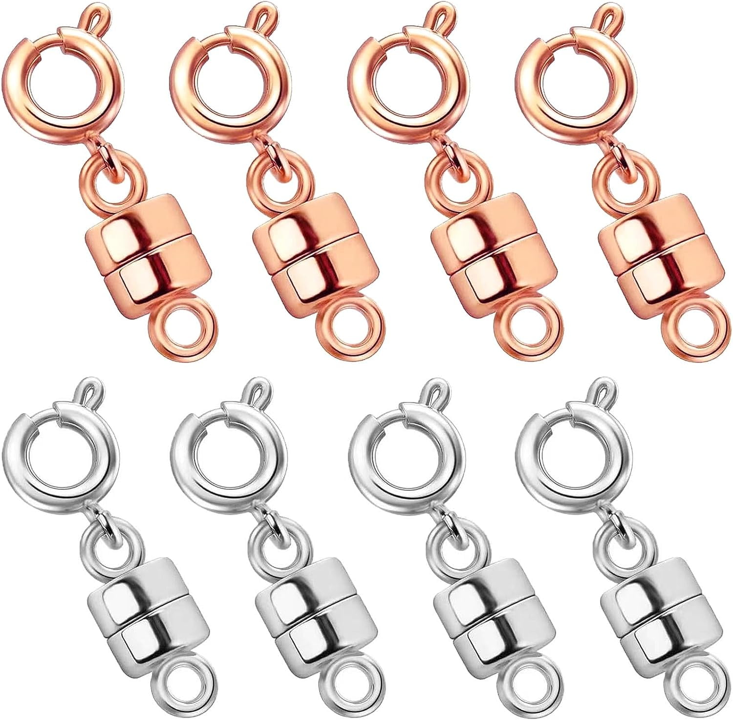Necklace Clasps and Closures,Gold and Silver Plated Jewelry Clasps Converters for