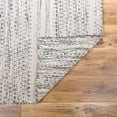 thumbnail image 6 of Hauteloom Arabi Boho Hand Woven Wool Natural Fiber Soft Area Rug for Living Room, Bedroom, Dining Room- Traditional Farmhouse High Pile Braided Carpet - Black, Gray, Beige - 8' x 10' (8x10), 6 of 17