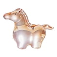 thumbnail image 1 of Estatua de caballo de cristal, escultura animal, regalo de Año Nuevo, obra de arte, figura en miniatura para Champán, 1 of 7