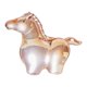 thumbnail image 1 of Estatua de caballo de en miniatura, escultura de animal coleccionable para centro de mesa de año Nuevo, para cumpleaños, oficina, dormitorio, Champán, 1 of 7