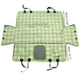 thumbnail image 4 of Unique Bargains 1 Pc Durable Car Seat Cover for Pet Thickened Waterproof Green, 4 of 6