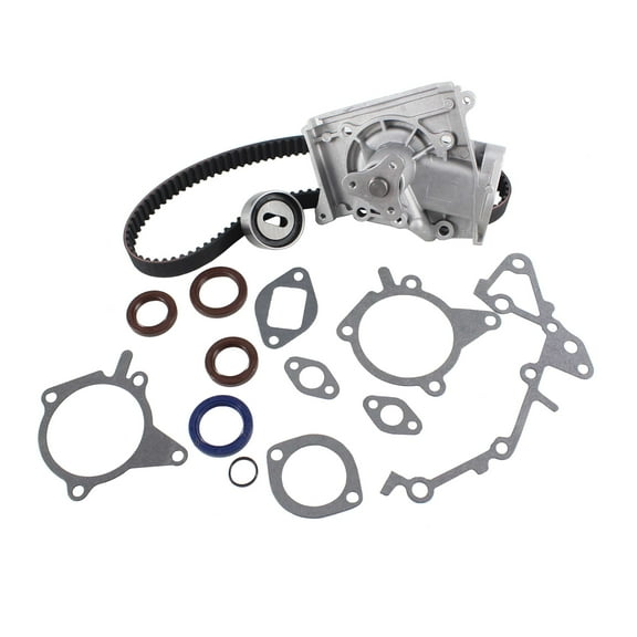 DNJ TBK451WP Timing Belt Kit Water Pump Fits Cars & Trucks 90-97 Ford Aspire 1.3L-1.8L SOHC 16v