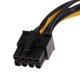 thumbnail image 5 of Cable de alimentación del adaptador del ABS 1 Pedazo 6 Pines Cpu Tarjeta Gráfica Cable de Extensión Accesorios Magideal Cable de alimentación del adaptador del ABS, 5 of 7