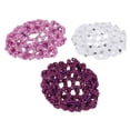 thumbnail image 3 of KAKOWELY Filets de Ballerine 3 Pcs Filets de Mode pour Perruque Filet Élastique Couverture de Chignon Accessoires de Cheveux pour Infirmière, 3 of 5