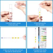 SEAOURA 7-in-1 Aquarium Test Kit - 65 Strips for Fish Tanks & Ponds, Tests pH, Nitrate, Nitrite, Chlorine, Hardness, Alkalinity, Carbonate - Accurate & Fast Water Testing Strips